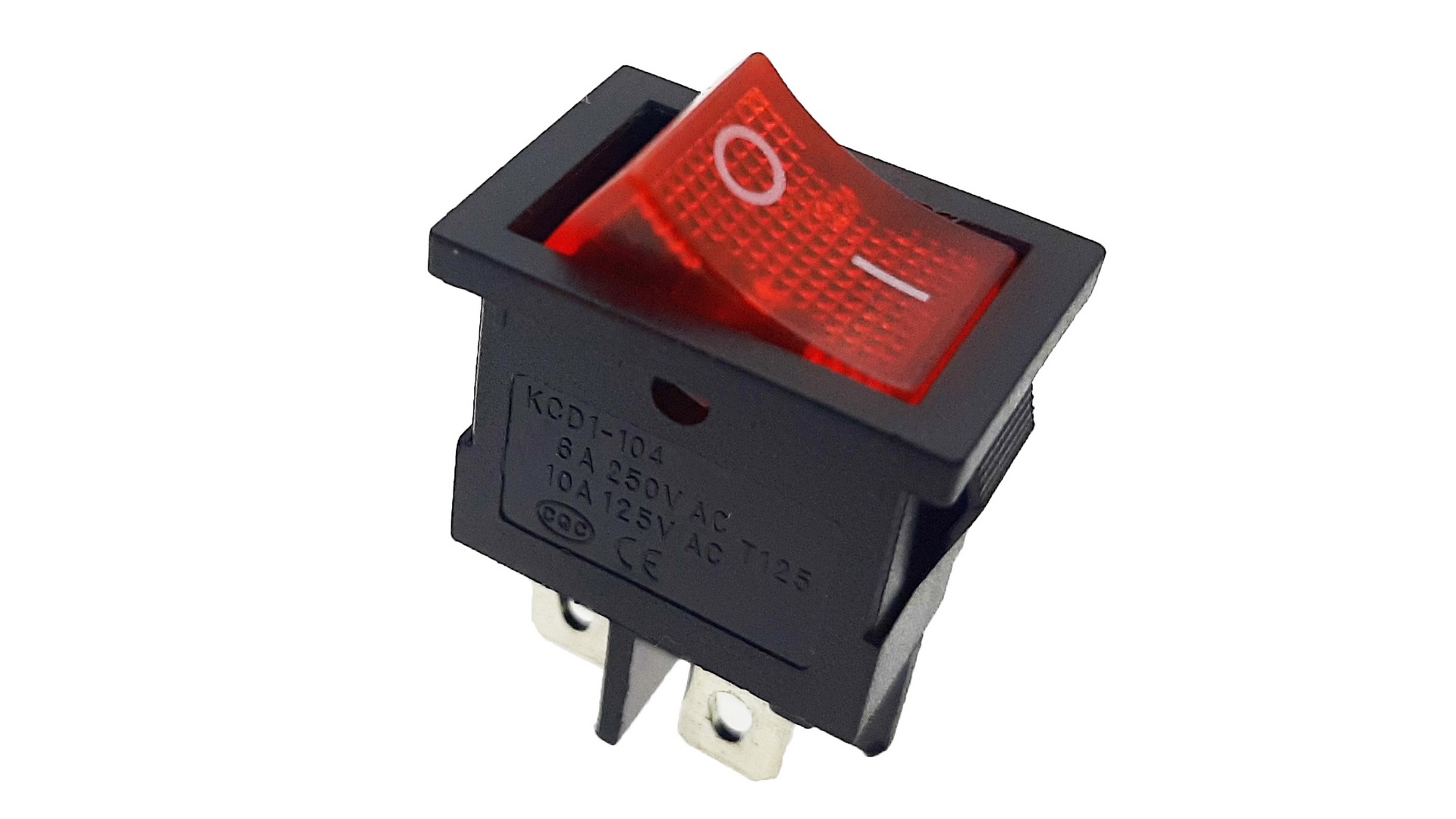 LIGHT ROCKER SWITCH 4P 2C (25*30)