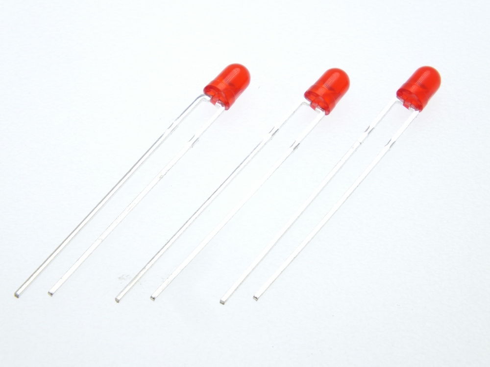 LED 3MM قرمزمات