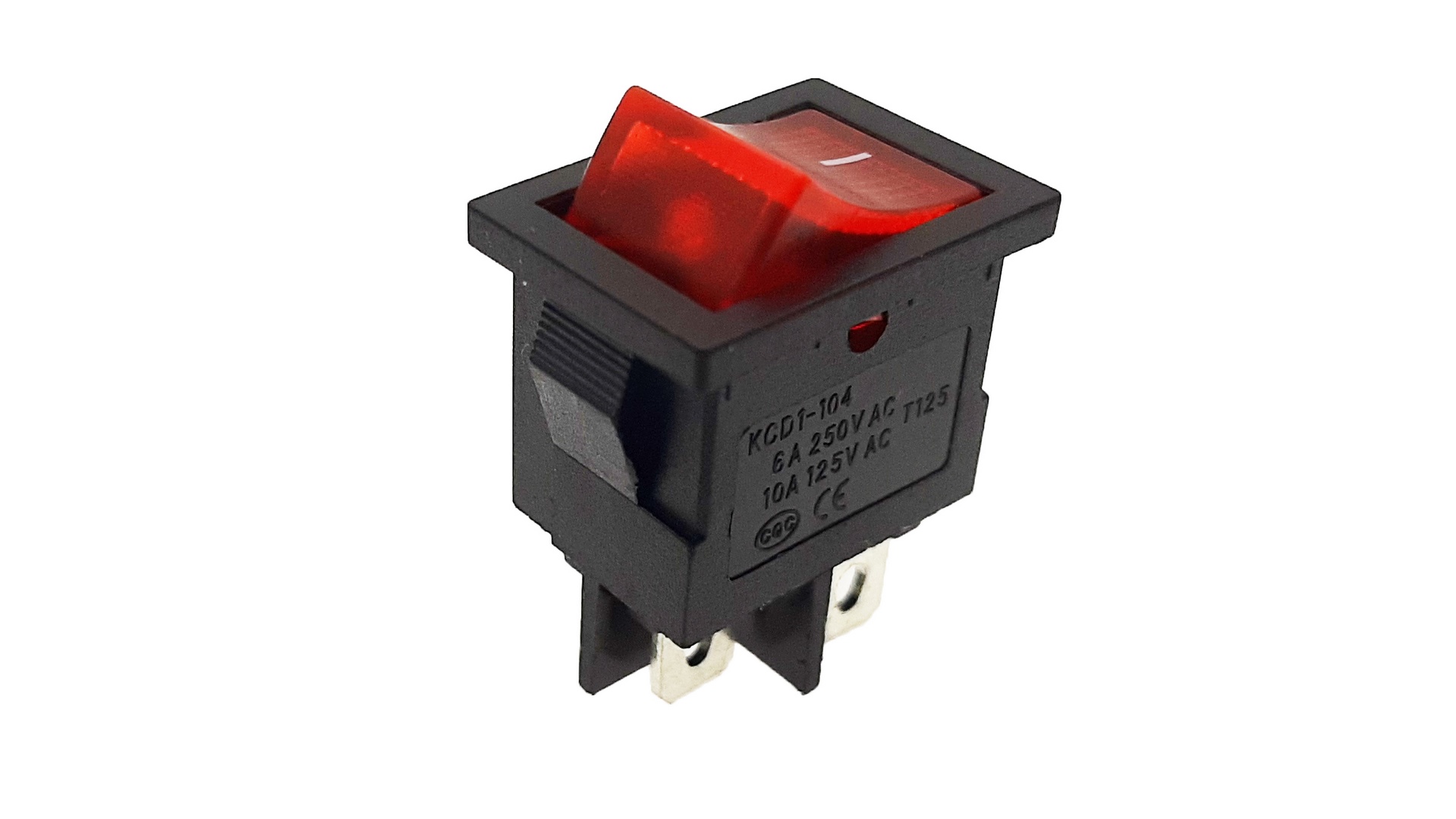LIGHT ROCKER SWITCH 4P 2C (25*30)