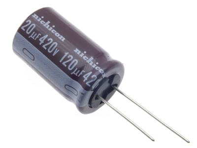 E 120UF/420V