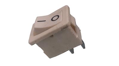 WHITE ROCKER SWITCH 2P 2C (15*21)