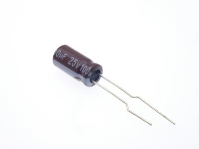 E 100UF/25V