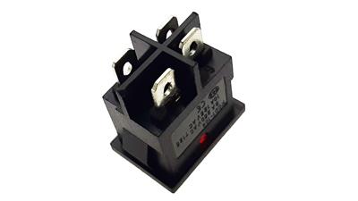 LIGHT ROCKER SWITCH 4P 2C (25*30) | KCD4-102/N