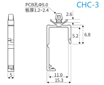 CHC-3 PLASTIC CABLE CLAMPS